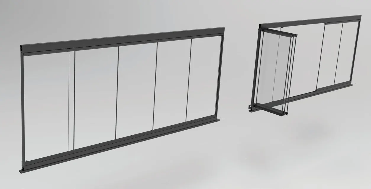 Katlanır cam balkon